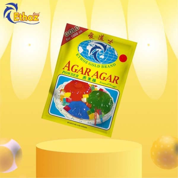 Ethoz Agar-Agar Lumba-Lumba Gold Merah