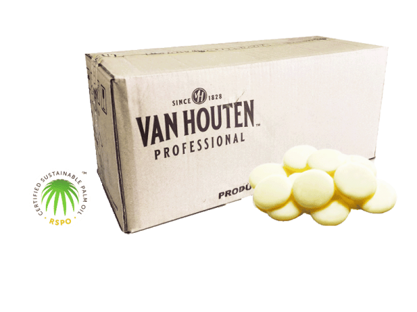 Van Houten Professional White Compound Coins Tokocsc